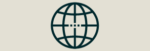 Icon of a globe