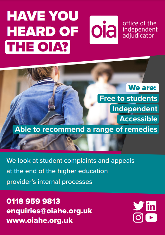 OIA Poster Have you heard of the OIA Poster